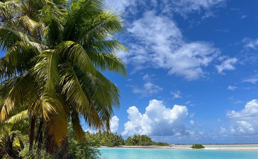 Land in Rangiroa, Französisch-Polynesien 1