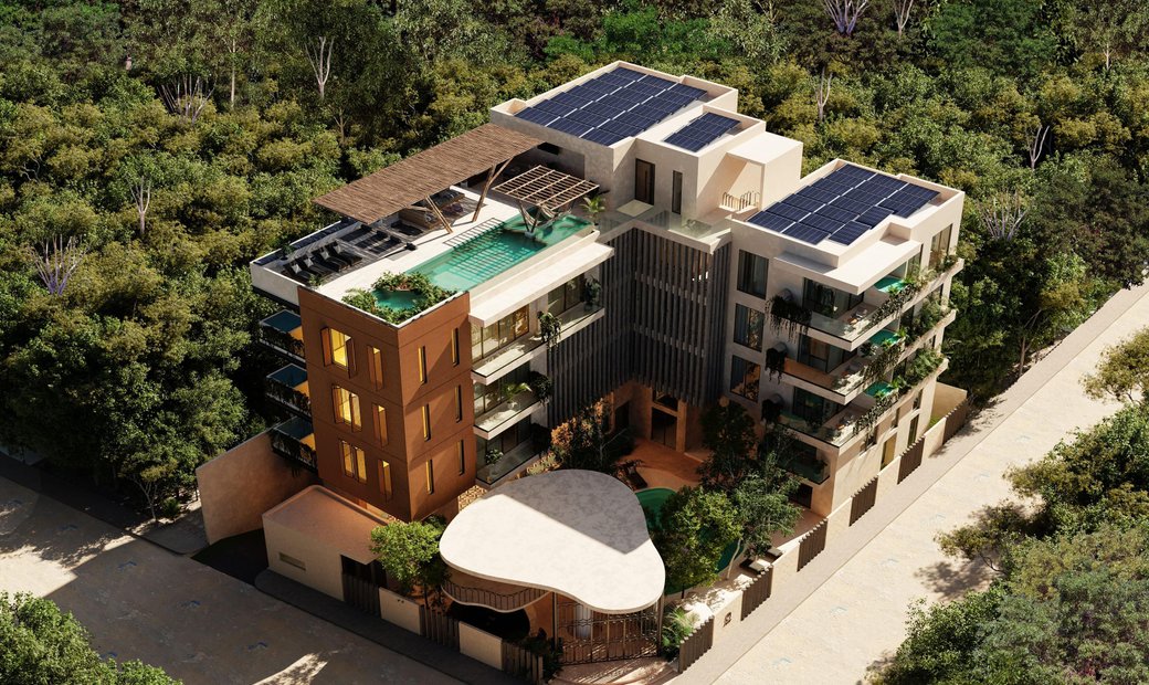 Sustainable Penthouse Apartment With Natural Materials And Features photo