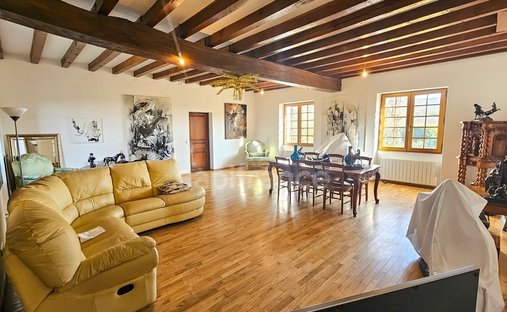 An Vast 18th Century Mansion And Its Neo Romanesque Indoor Chapel And Outbuildings In The