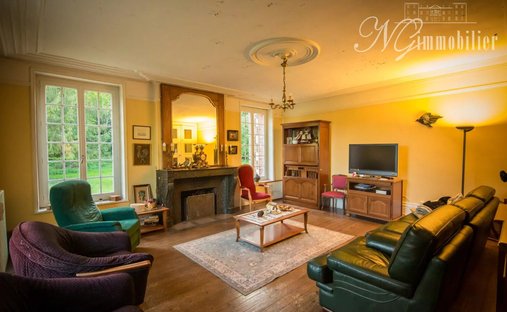 17th Century Château In Normandy, 650 M² Restored With Grounds And Outbuildings, 2h From Paris