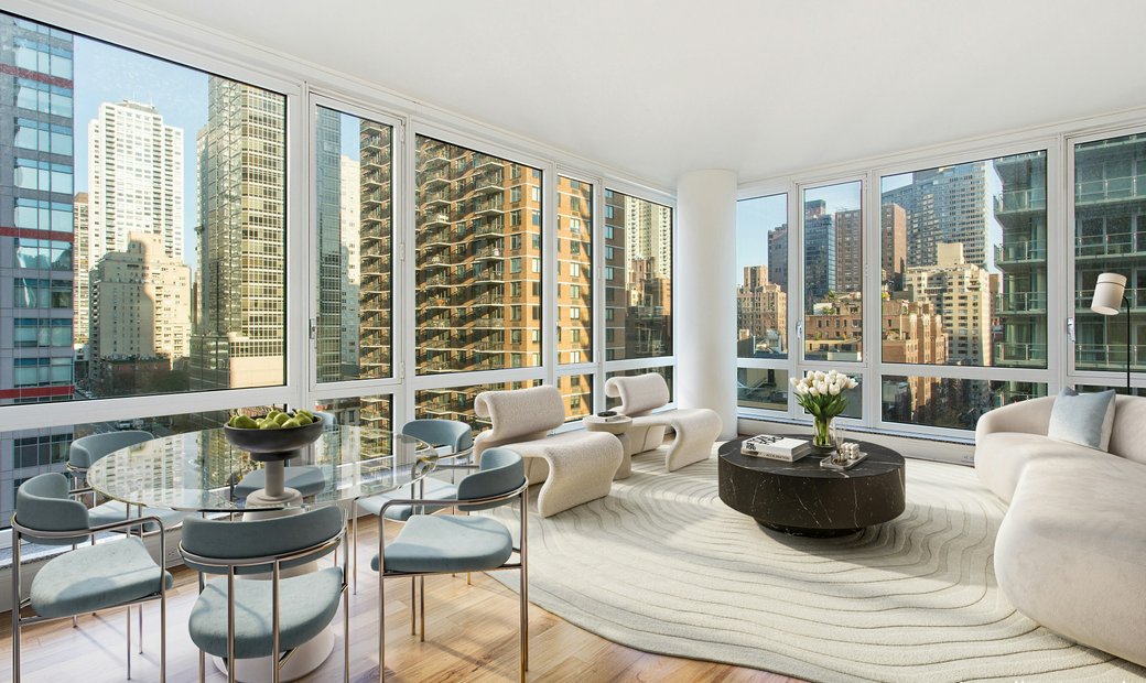 Fresh Look at Newly Updated High Floor Corner Home In New York New