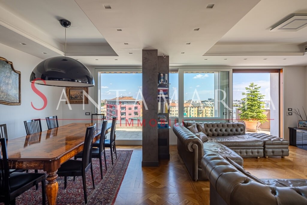 Curated visual reference: Picture Idea: Stunning Penthouse With Terraces In Milan Lombardy Italy For Sale