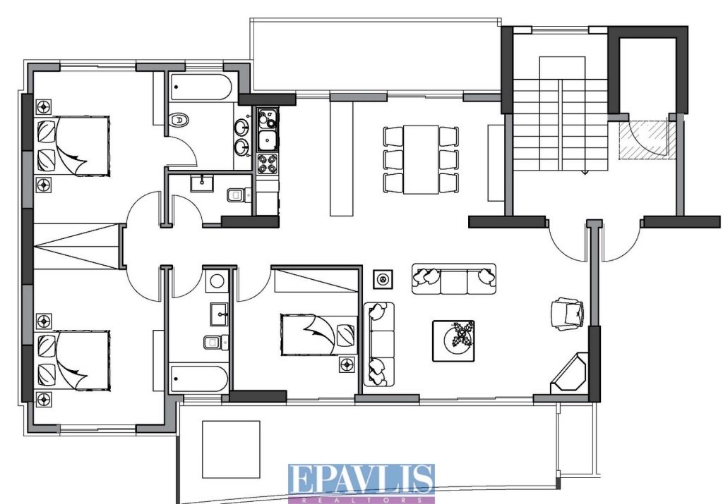 Apartment in Glyfada, Attica, Greece 4 - 15370353