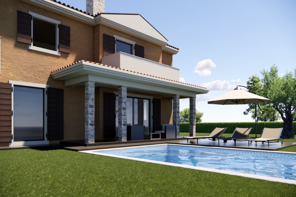 Villa in Višnjan, Istria County, Croatia 1 - 12936719