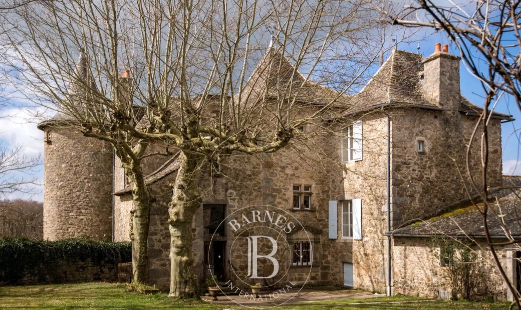 17th Century Castle In Aveyron