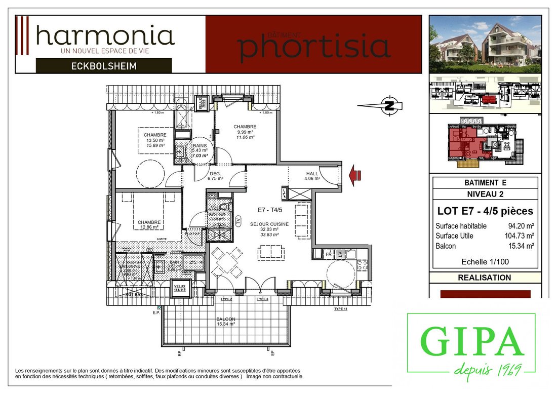 Apartment in Sud, Eckbolsheim, France 1 - 12843965