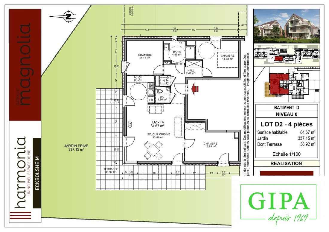 Apartment in Sud, Eckbolsheim, France 1 - 12843884