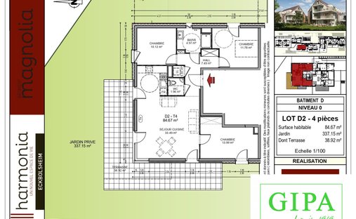 Wohnung in Sud, Eckbolsheim, Frankreich 1