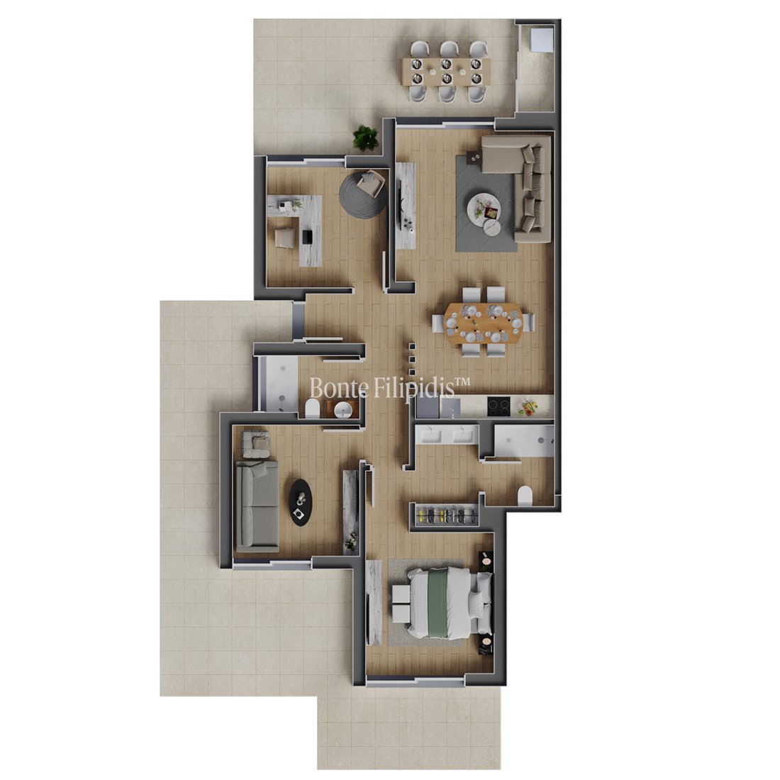 Apartment in Estombar e Parchal, Algarve, Portugal 4 - 15420803