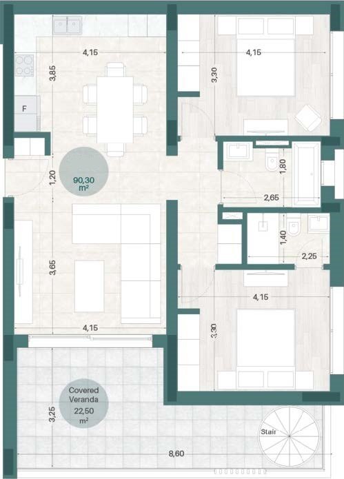 Apartment in Agios Athanasios, Limassol, Cyprus 5 - 15432646