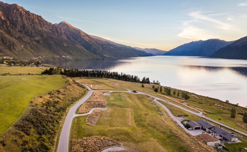 Land in Drift Bay, Otago, New Zealand 1