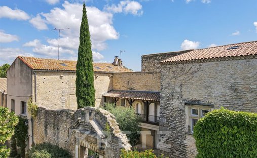 Castle in Nîmes, Occitanie, France 1