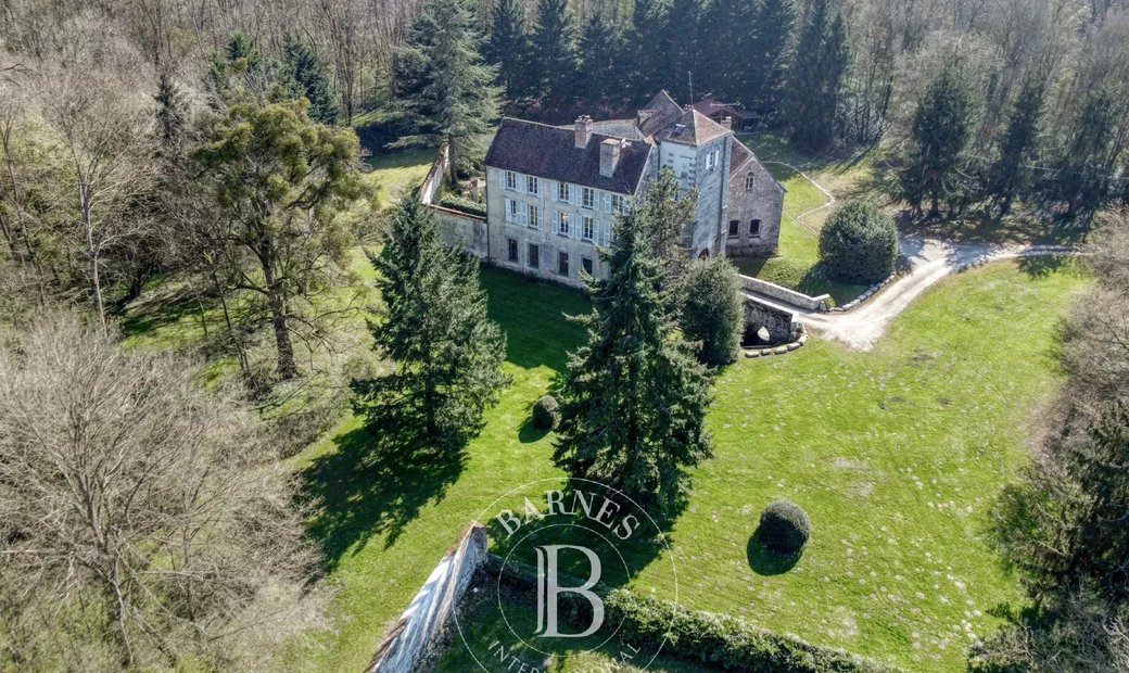 Seine Et Marne 19th Century Castle 4 Hectares Of Parkland
