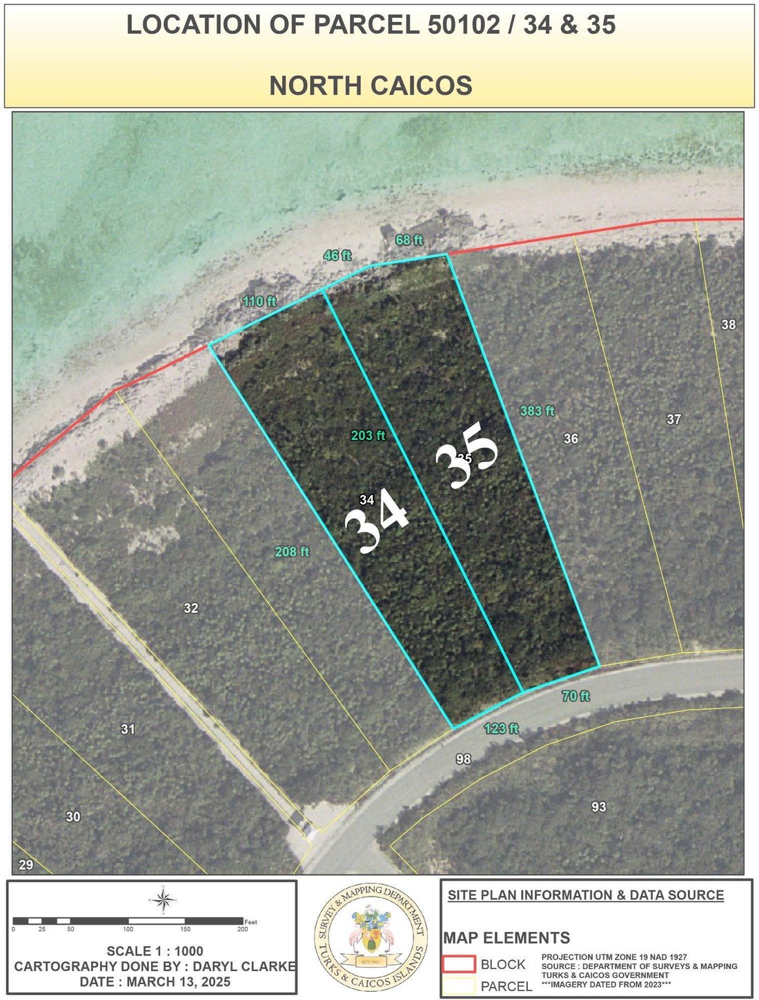 Terrain en Sandy Point, Caicos Islands, Îles Turks et Caïques 2 - 15459413