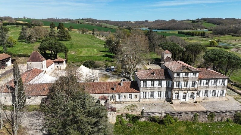A Crown of Stone & Sky: 19th-Century Château with Pyrenean Panorama