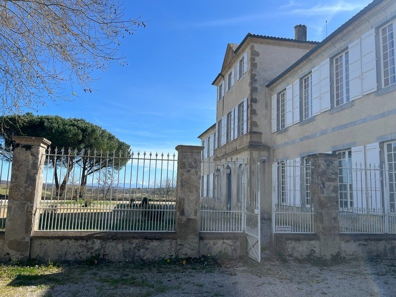 A Crown of Stone & Sky: 19th-Century Château with Pyrenean Panorama