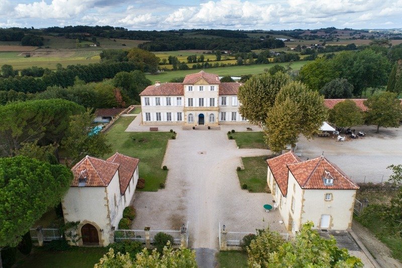 A Crown of Stone & Sky: 19th-Century Château with Pyrenean Panorama
