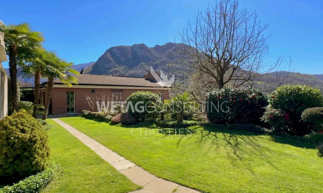 Lugano Gentilino: Villa With Expansive Garden In Lugano, Ticino ...
