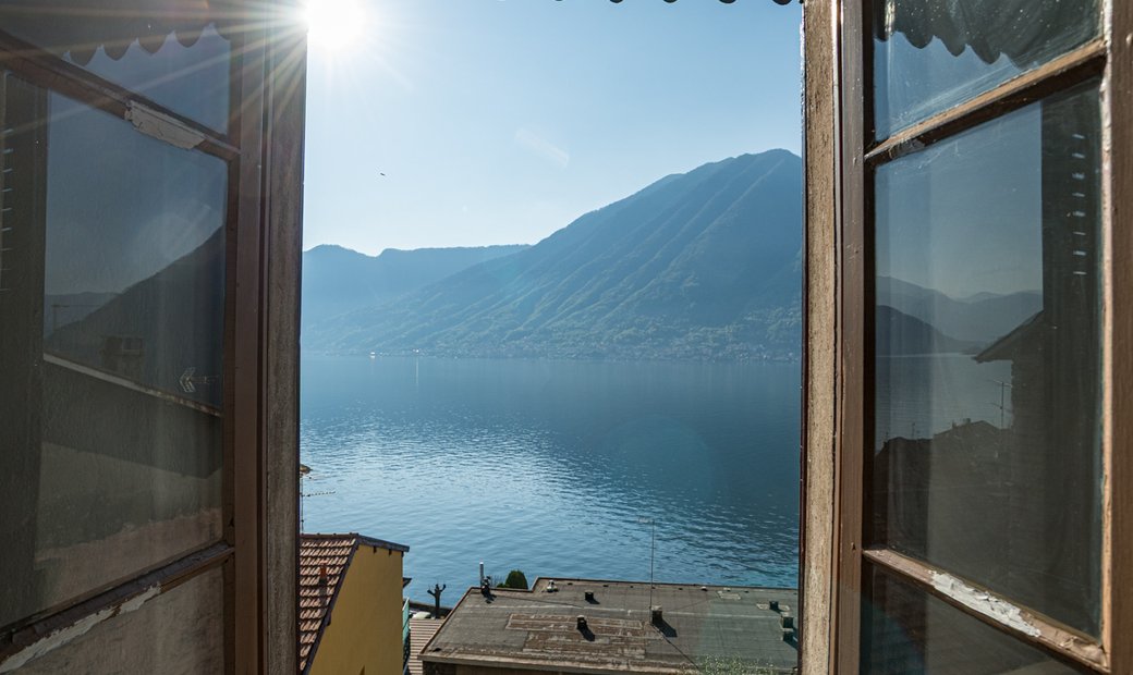 Authentic Rustic Townhouse On Lake Como’s Greenway In Colonno, Lombardy ...