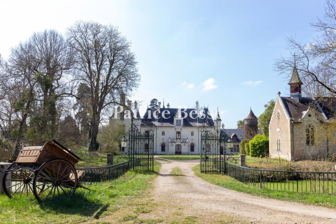 A Neo-Gothic Dream: Moated Château Between Vine & River in Saumur’s Golden Valley