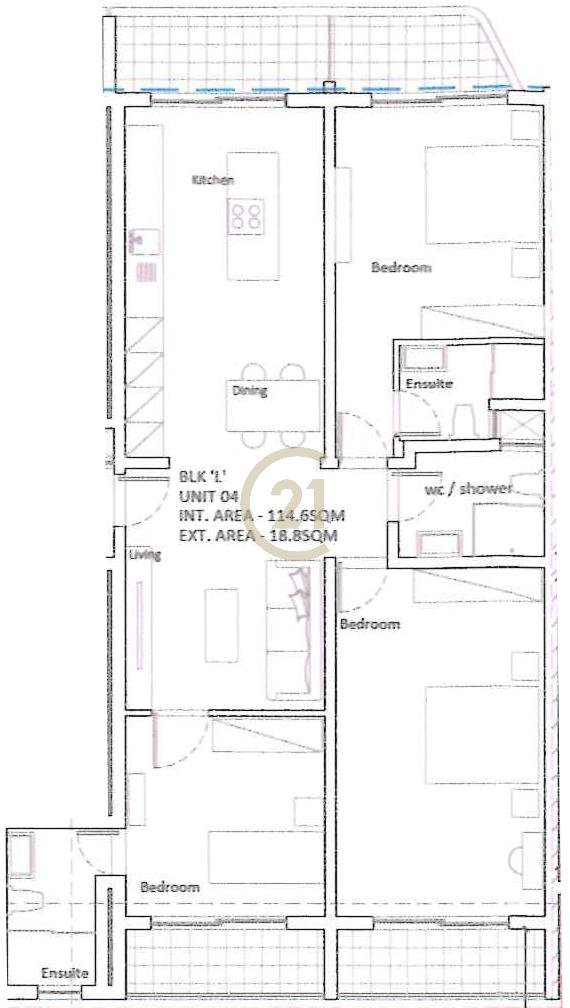 Apartment in Mellieha, Malta 1 - 14312009