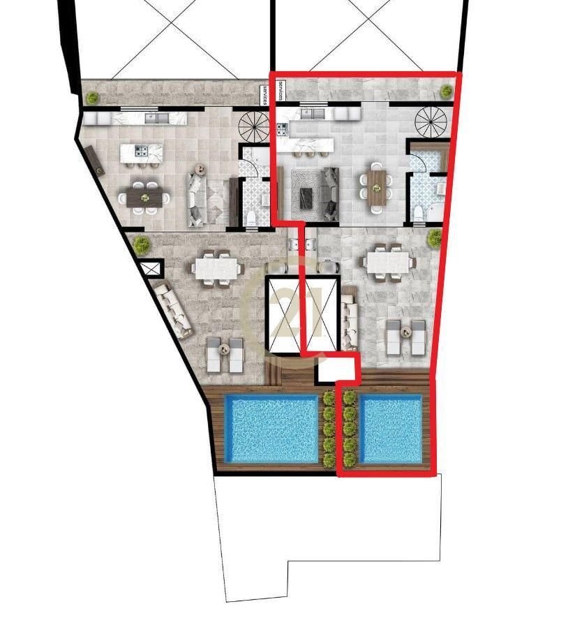 Penthouse in Marsaskala, Malta 4 - 14702435