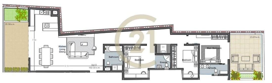 Penthouse in Balzan, Malta 4 - 14312570