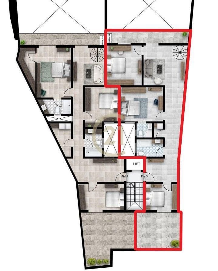 Penthouse in Marsaskala, Malta 2 - 14702435