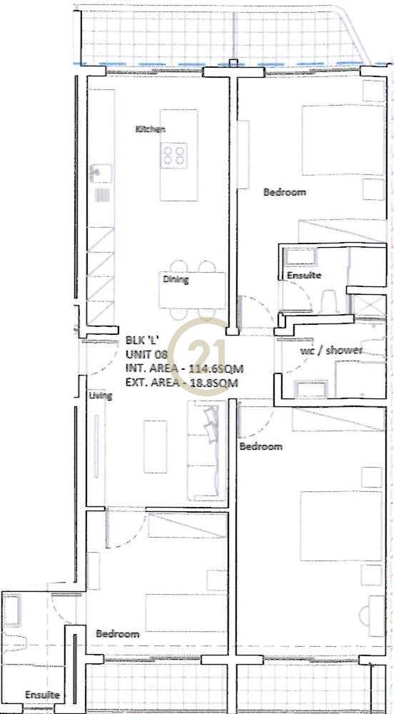 Apartment in Mellieha, Malta 1 - 14312000