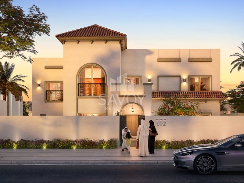 Einreihige Villa Mit In Abu Dhabi, Abu Dhabi, Vereinigte Arabische ...