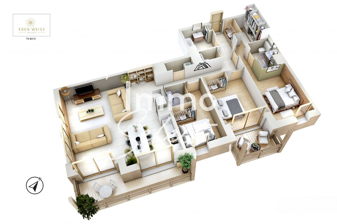 Apartment in Les Gets, Auvergne-Rhône-Alpes, France 4 - 15503185