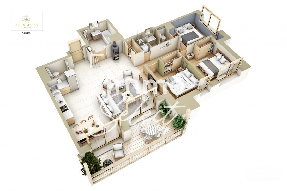 Apartment in Les Gets, Auvergne-Rhône-Alpes, France 3 - 15502411