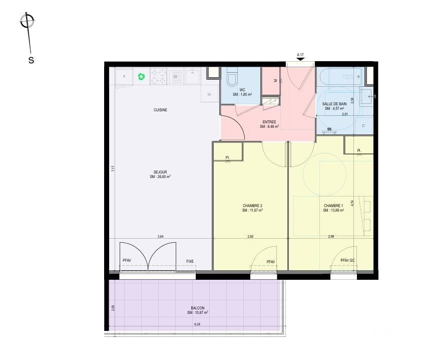 Apartment in Valescure-Vaulongue-Clair Bois-Vallon Suveret, Saint-Raphaël, France 1 - 15510628