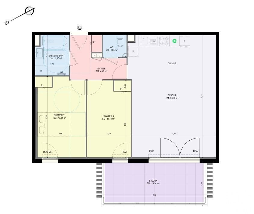 Apartment in Valescure-Vaulongue-Clair Bois-Vallon Suveret, Saint-Raphaël, France 5 - 15510622