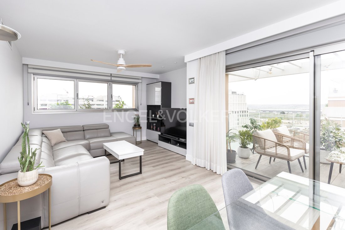 Curated visual reference: Flats For Sale In Madrid Ciudad Reference: Luxurious Apartment With Two Terraces In In Madrid Community Of