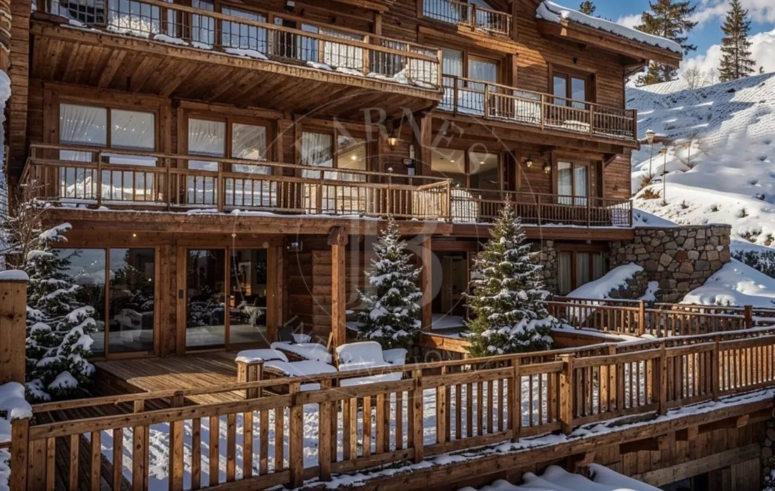 Méribel Rond Point Des Pistes Ski In Les Allues, Auvergne Rhône Alpes ...