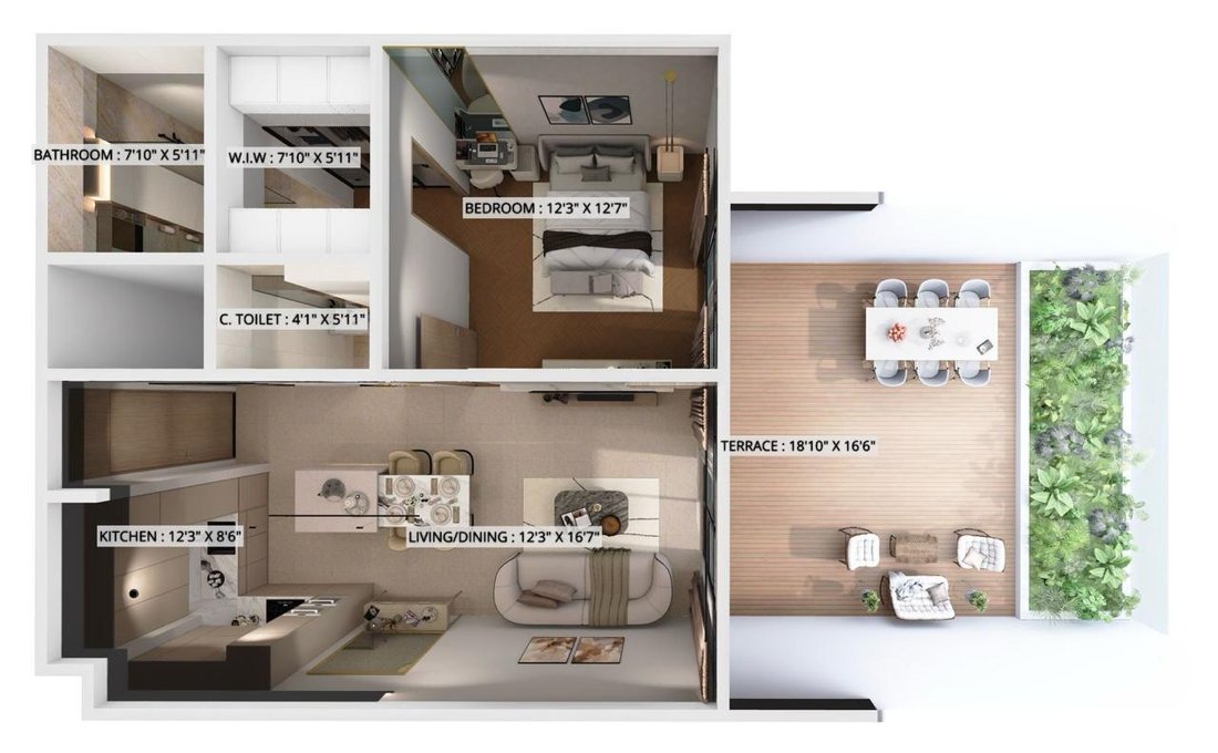 Apartment in Warsan 4, Warsan, Dubai 2 - 15539683