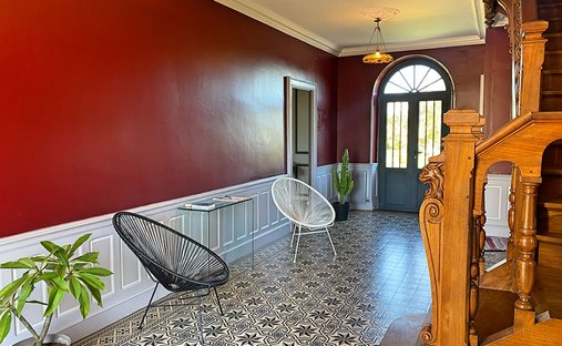 5 Min From Sainte Foy La Grande: Historic Castle Of 600m², Its Vineyard Of 85ha, Gîtes, Stable And 3