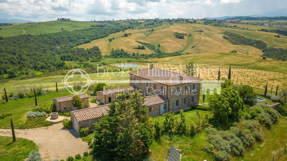 Villa en San Quirico d'Orcia, Toscana, Italia 2 - 15539539