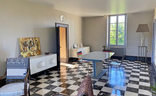 5 Min From Sainte Foy La Grande: Historic Castle Of 600m², Its Vineyard Of 85ha, Gîtes, Stable And 3