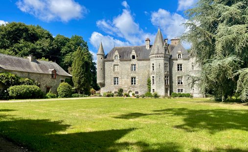 Castillo en Vannes, Bretaña, Francia 1