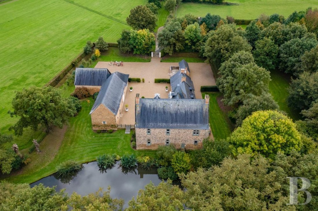 Whispers of the Renaissance: A 12th-Century Moated Manor in Haut-Anjou’s Golden Light