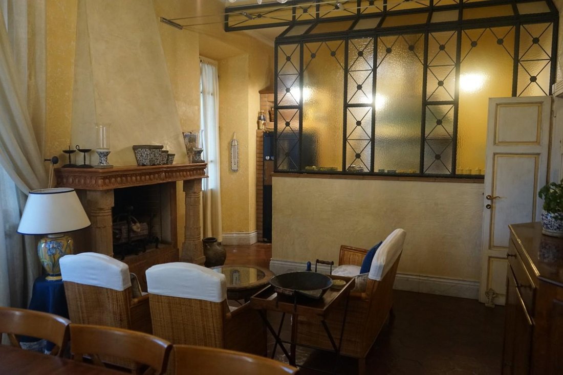 Whispers of Carrara: A Frescoed Palazzo in Tuscany’s Marble Heart