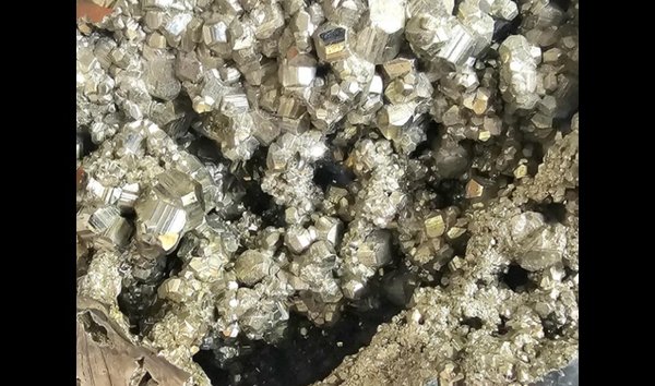 Extra Large Pyrite Crystal Sphere (15569168)
