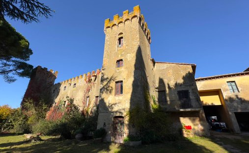 Castle in Pienza, Tuscany, Italy 1
