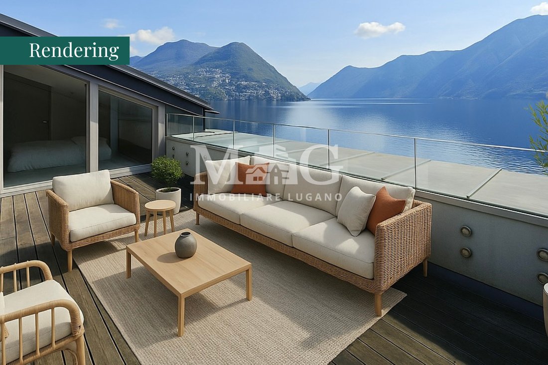 Penthouse in Lugano, Ticino, Switzerland 4 - 15589757