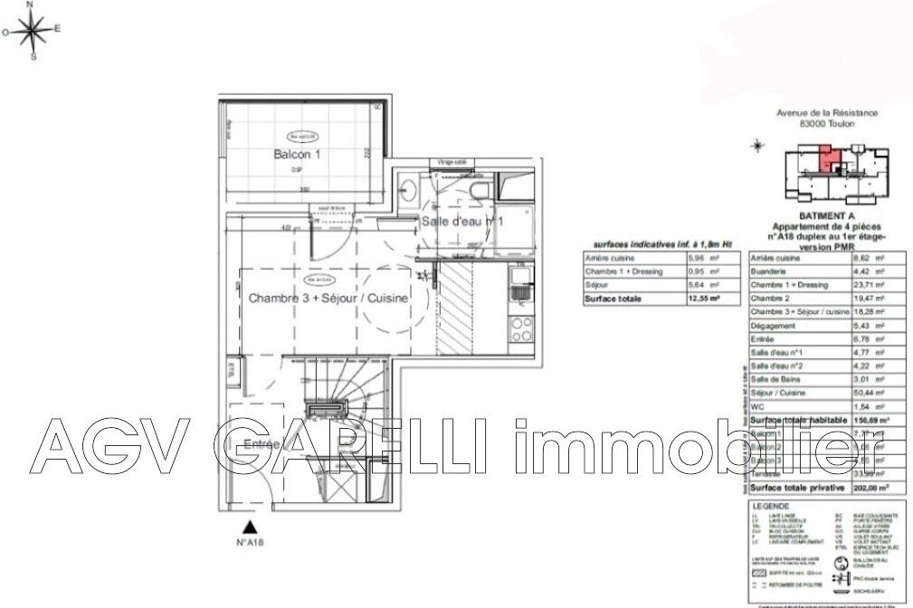 Apartment in Cap Brun, Toulon, France 2 - 15610879