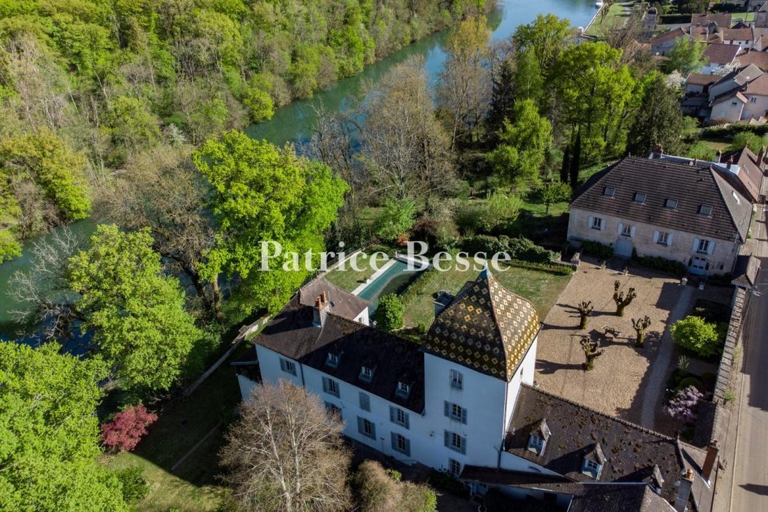 Whispers of the Saône: A Hidden 19th-Century Château’s Embrace
