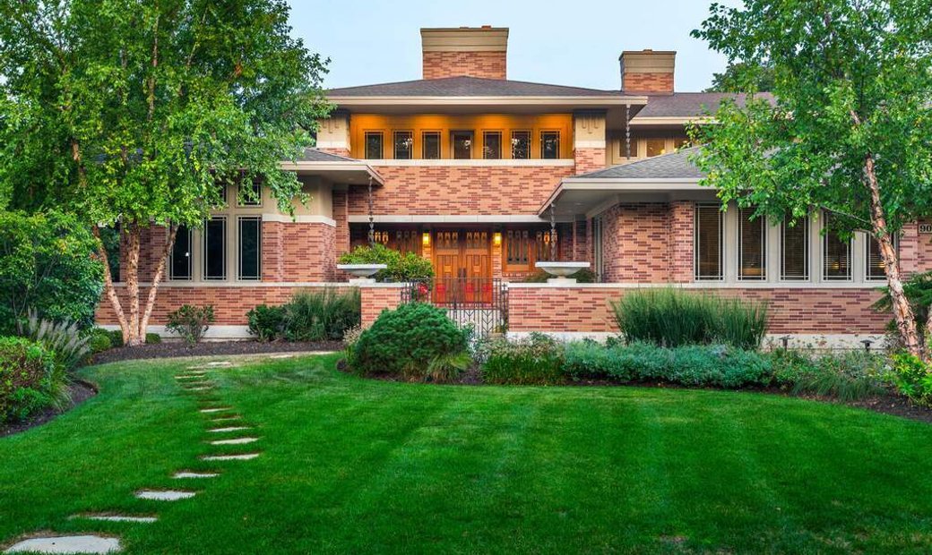 洋書 Frank Lloyd Wright Prairie Houses Frank Lloyd Wright Designed His First Prairie-Style House