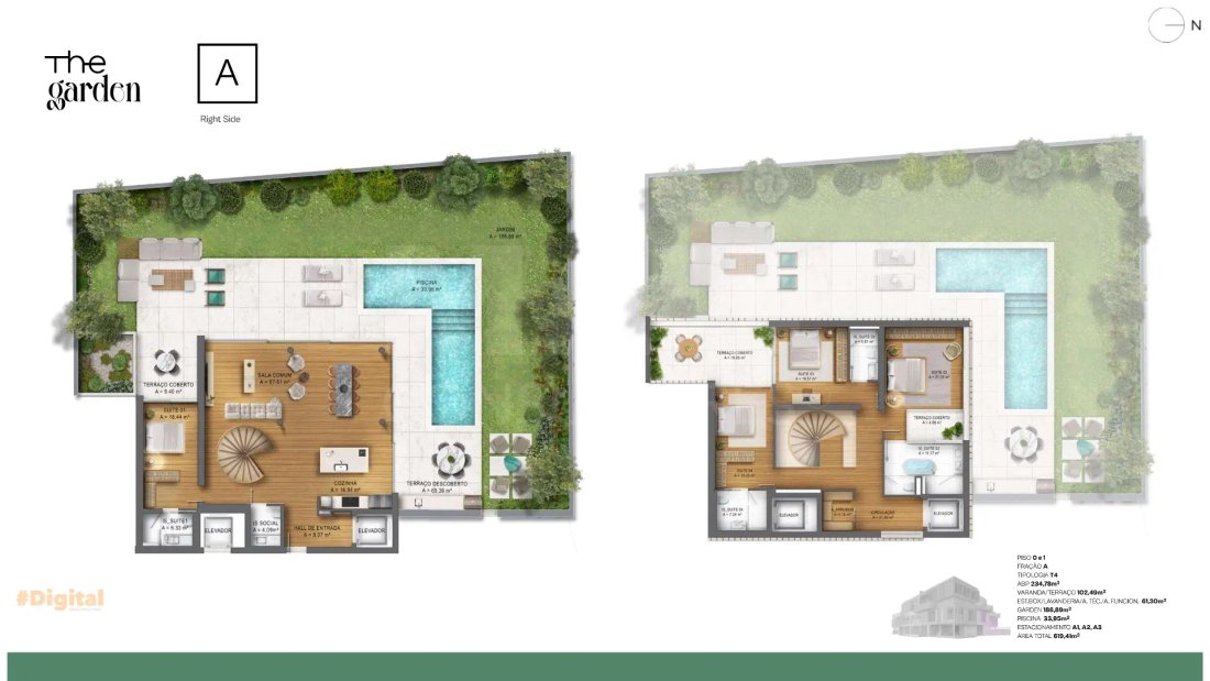 Wohnung in Cascais und Estoril, Lissabon, Portugal 1 - 15632522